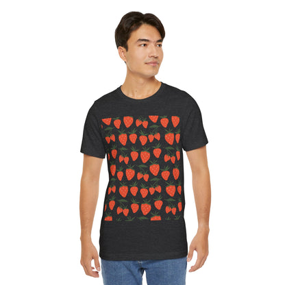 Tropical Strawberry T - Shirt - T - Shirt - Kristine Celestine