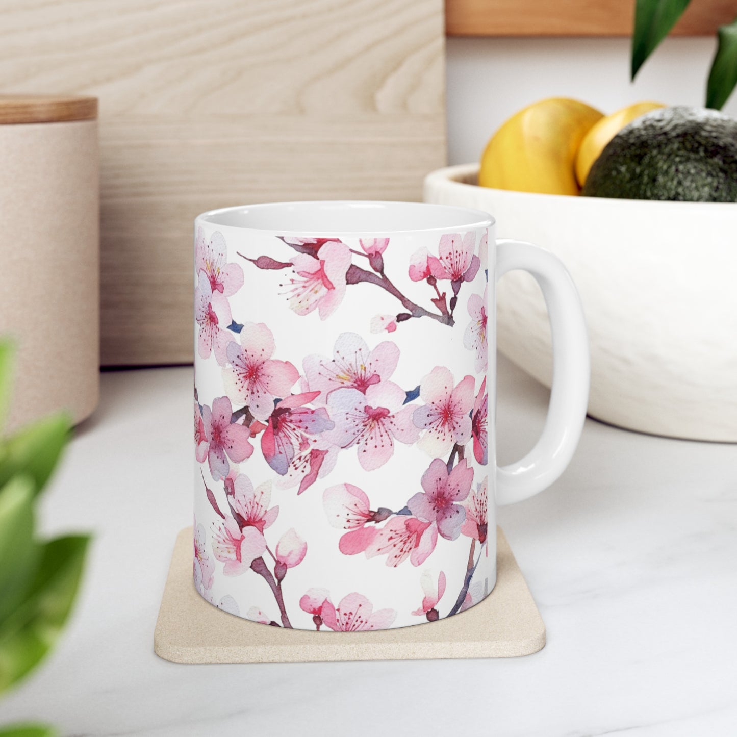 Lovely Cherry Blossom Mug (vL) - Mug - Kristine Celestine