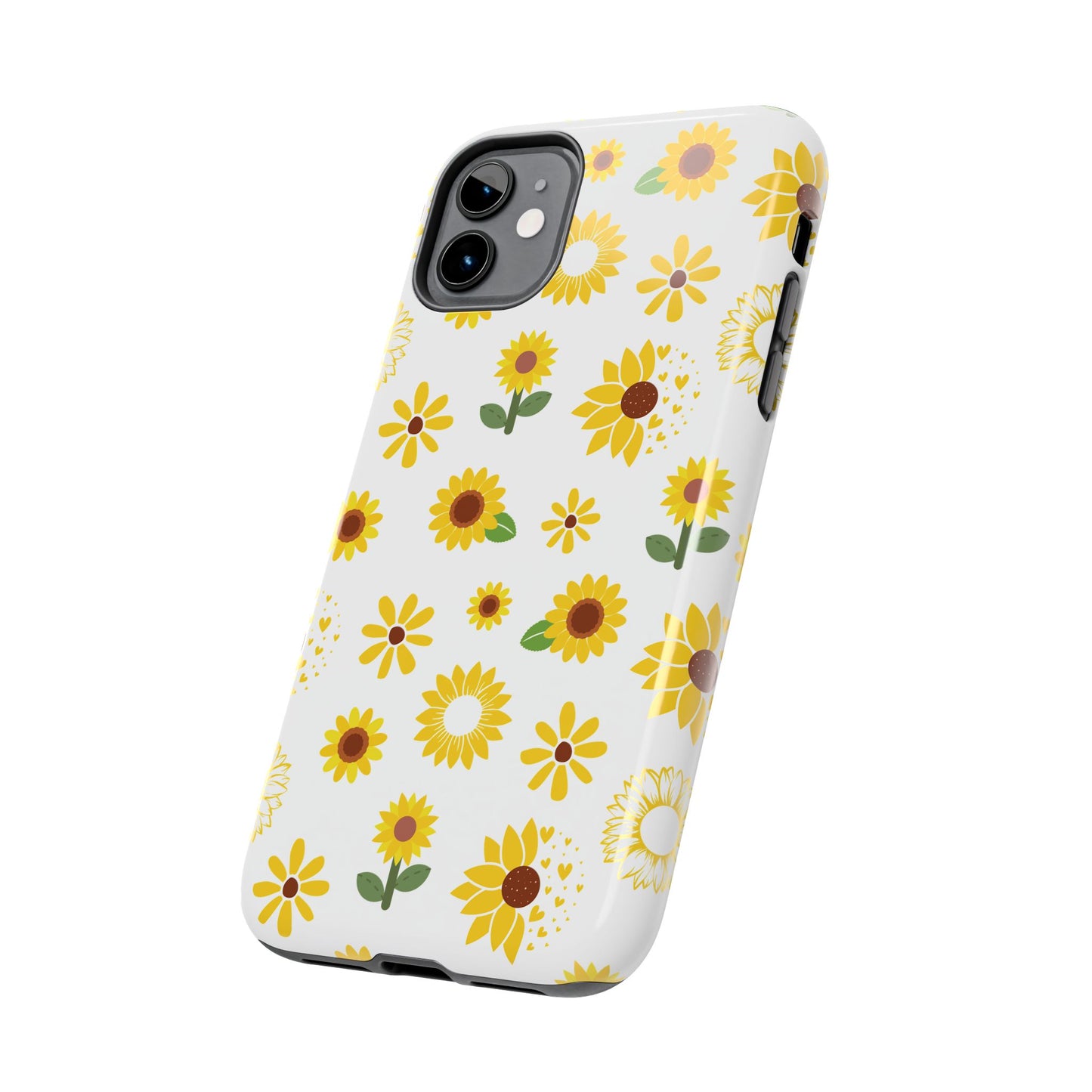 Sunflower Burst Tough Phone Case for iPhone and Samsung Galaxy