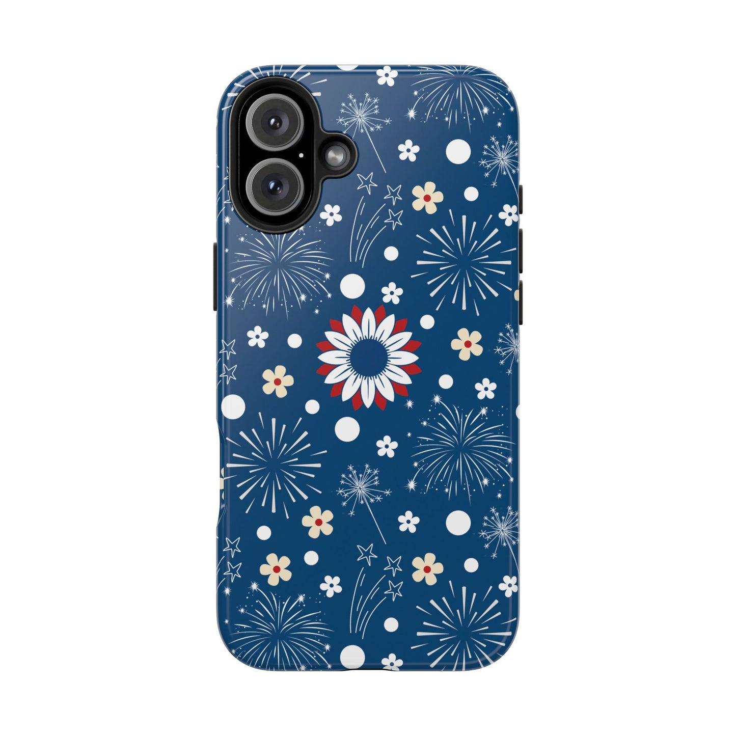 USA Daisy Fireworks Tough Phone Case for iPhone and Samsung Galaxy