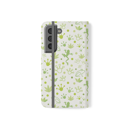 Froggy Flip Phone Case Cover with Pockets - Phone Case - Kristine Celestine