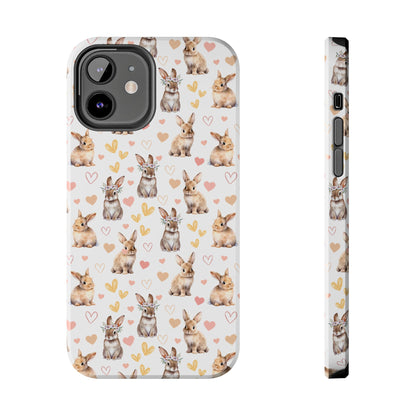 Bunny Love Tough Phone Case for iPhone and Samsung Galaxy