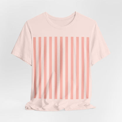 Coral Pink Stripes Shirt