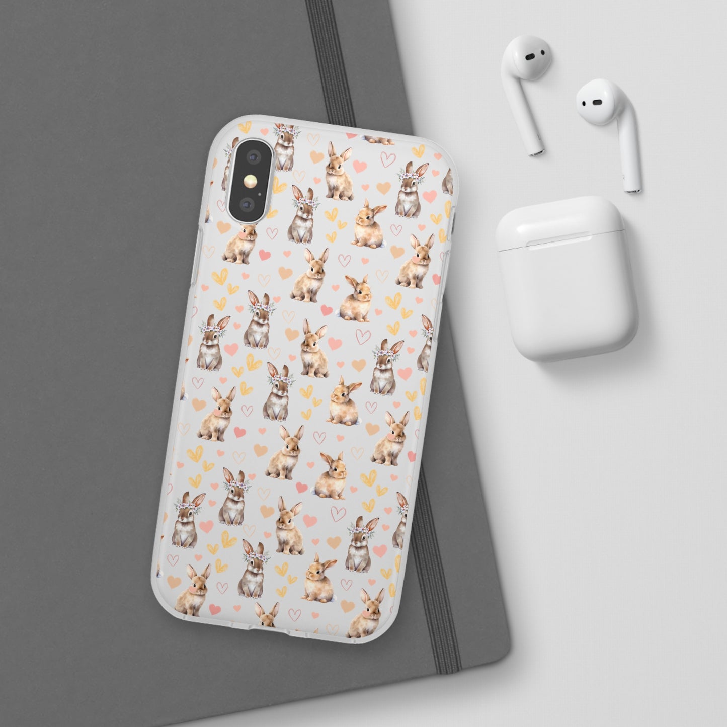 Bunny Love Flexible Phone Case iPhone Case Samsung Galaxy - Phone Case - Kristine Celestine