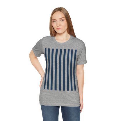 Navy Blue Stripes Shirt Royal Blue T - Shirts - T - Shirt - Kristine Celestine