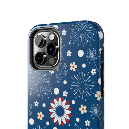 USA Daisy Fireworks Tough Phone Case for iPhone and Samsung Galaxy