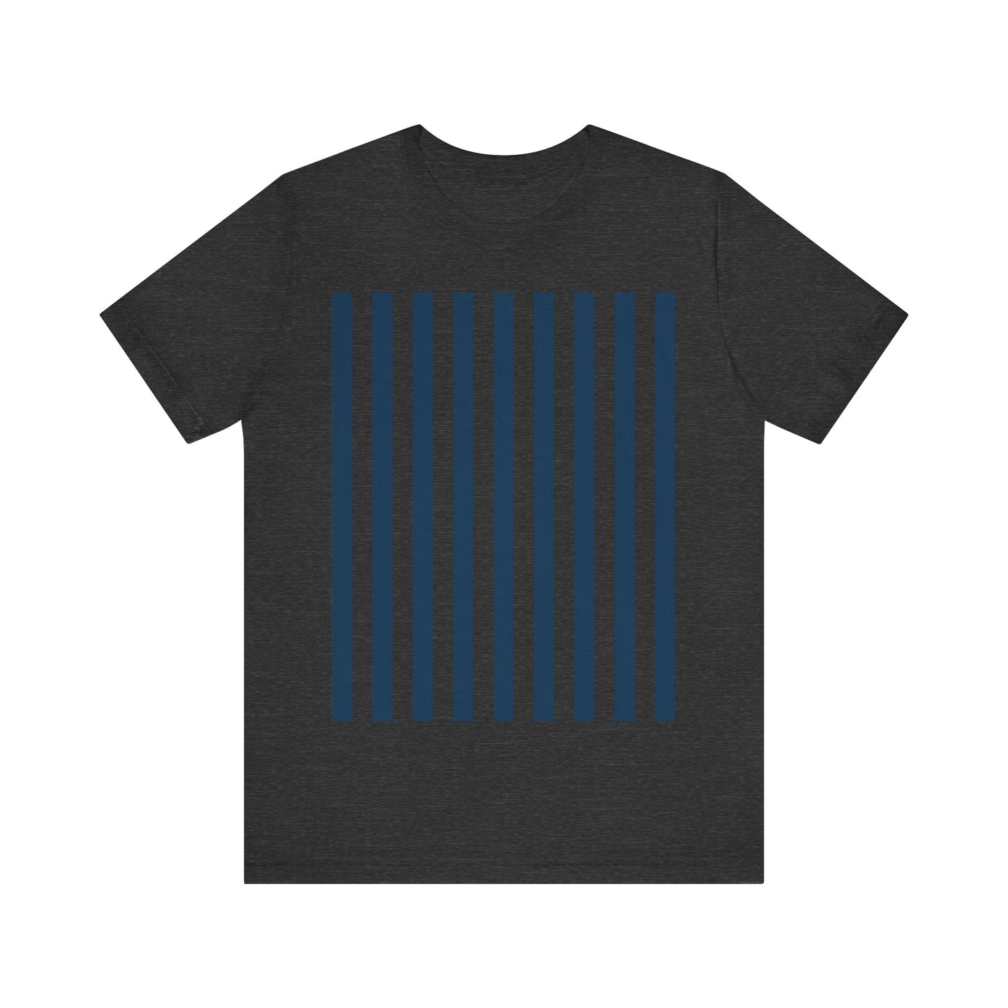 Navy Blue Stripes Shirt Royal Blue T - Shirts - T - Shirt - Kristine Celestine