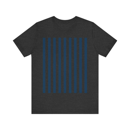 Navy Blue Stripes Shirt Royal Blue T - Shirts - T - Shirt - Kristine Celestine