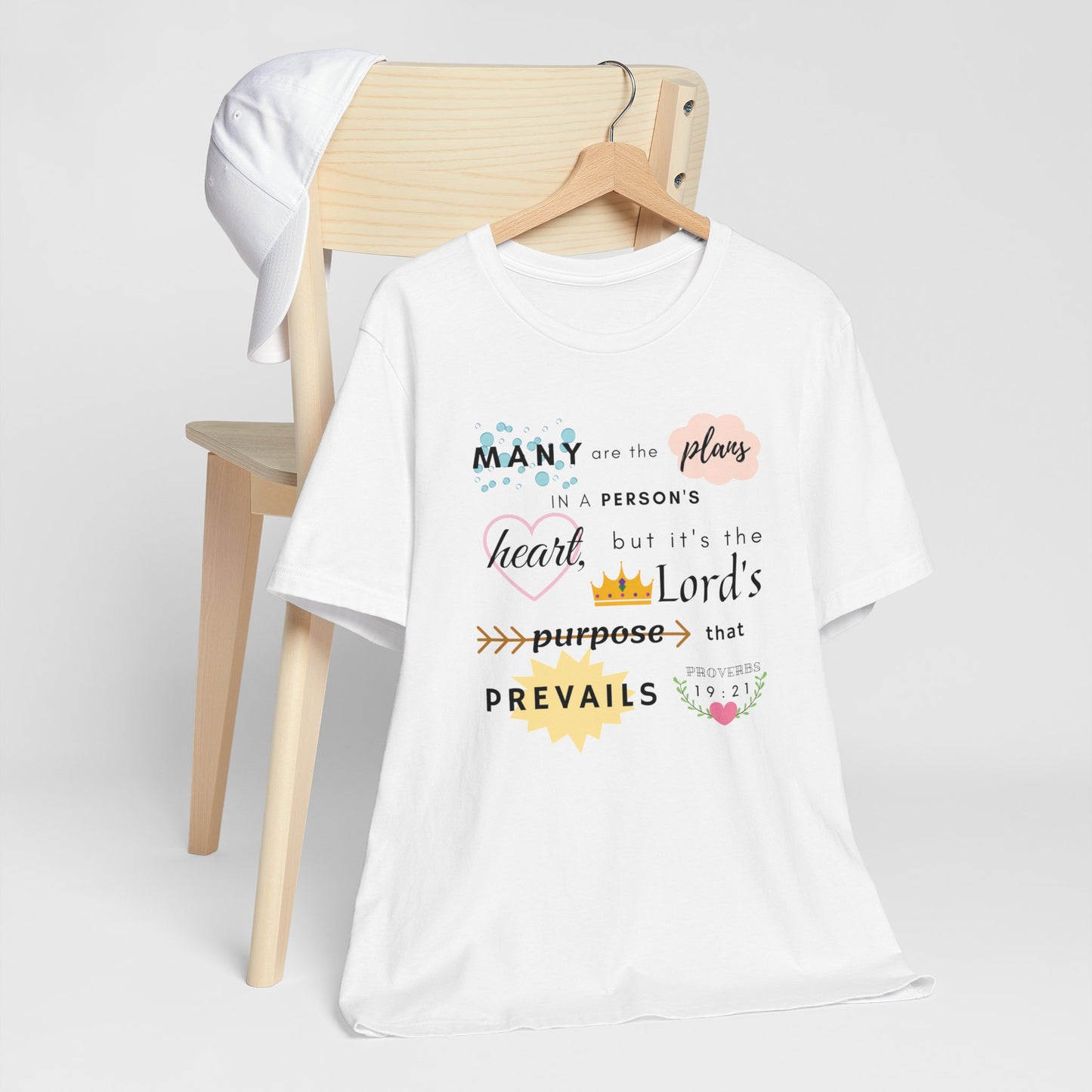 Proverbs 19:21 Bible Verse T-Shirt