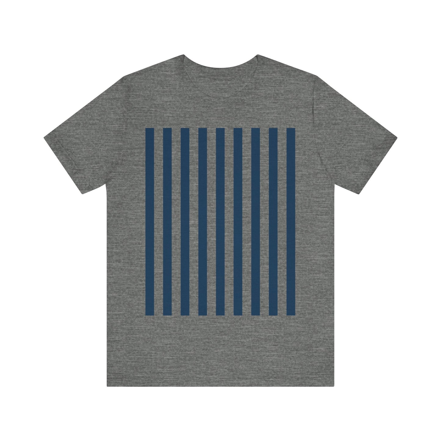 Navy Blue Stripes Shirt Royal Blue T-Shirts