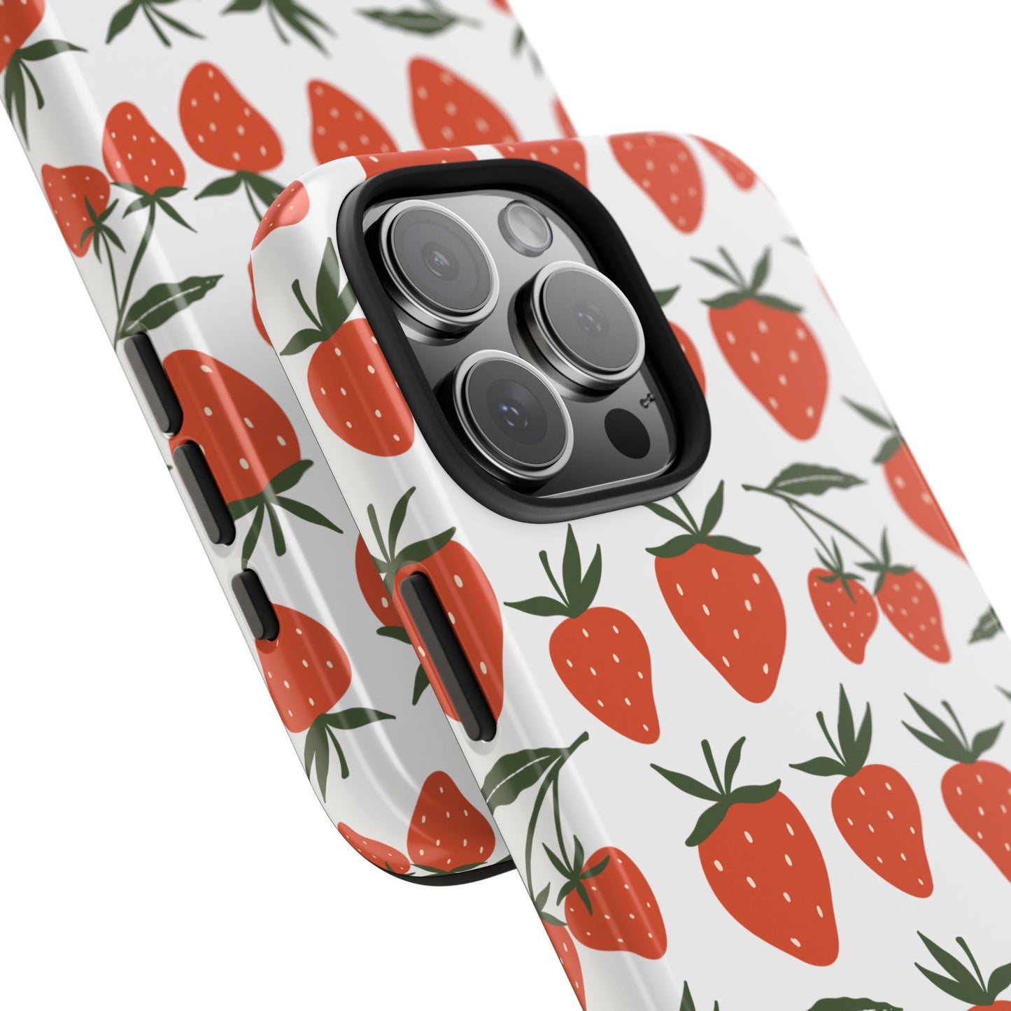 Tropical Strawberry Tough Phone Case for iPhone and Samsung Galaxy