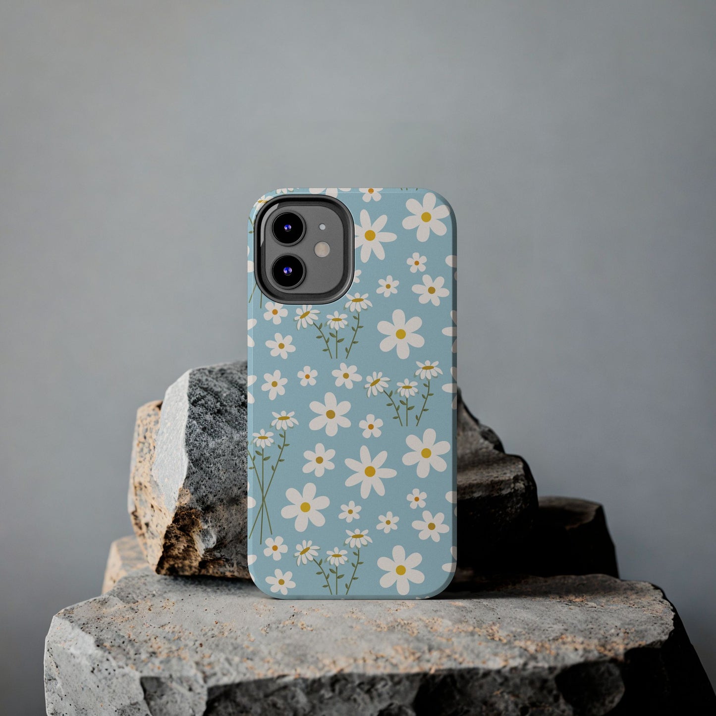 Sky Blue Daisy Tough Phone Case for iPhone and Samsung Galaxy