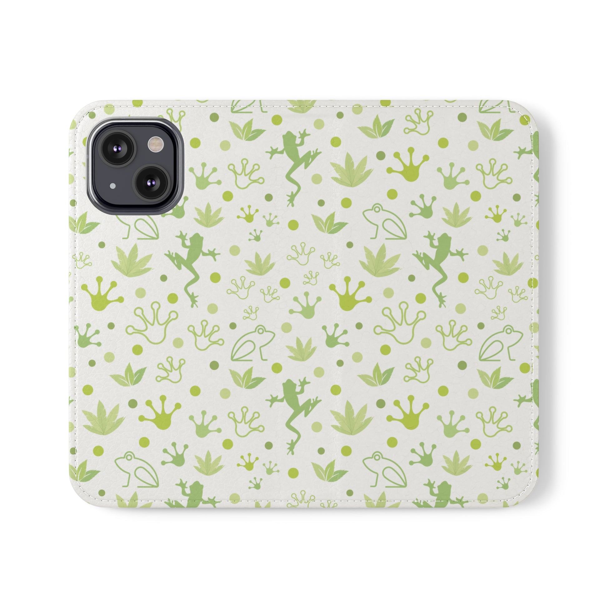 Froggy Flip Phone Case Cover with Pockets - Phone Case - Kristine Celestine