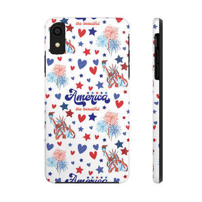 America the Beautiful Tough Phone Case for iPhone and Samsung Galaxy