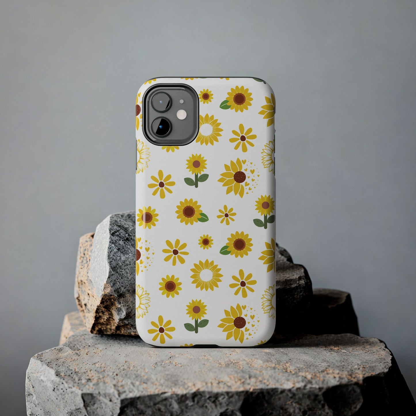 Sunflower Burst Tough Phone Case for iPhone and Samsung Galaxy