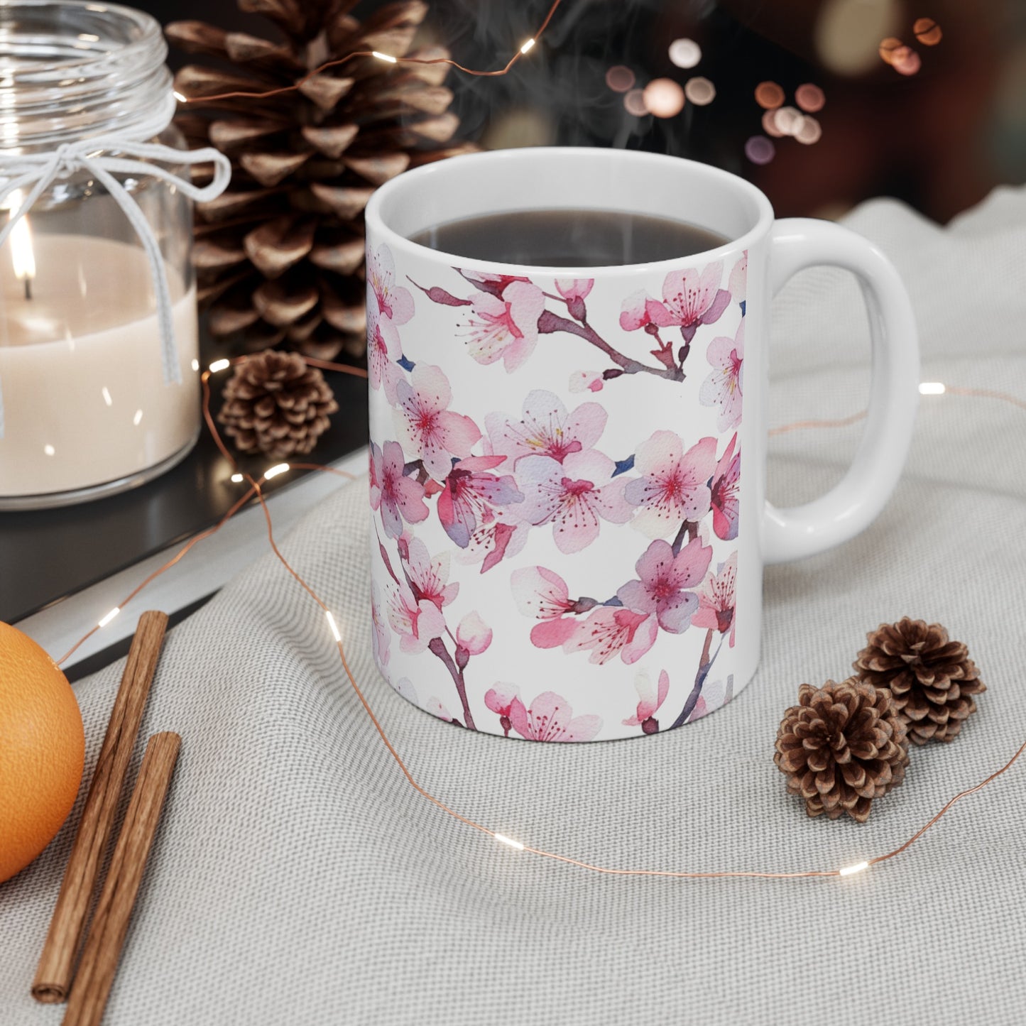 Lovely Cherry Blossom Mug (vL) - Mug - Kristine Celestine