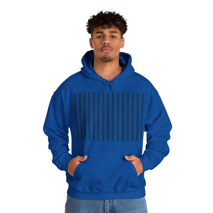 Navy Blue Stripes Hoodie - Hoodie - Kristine Celestine