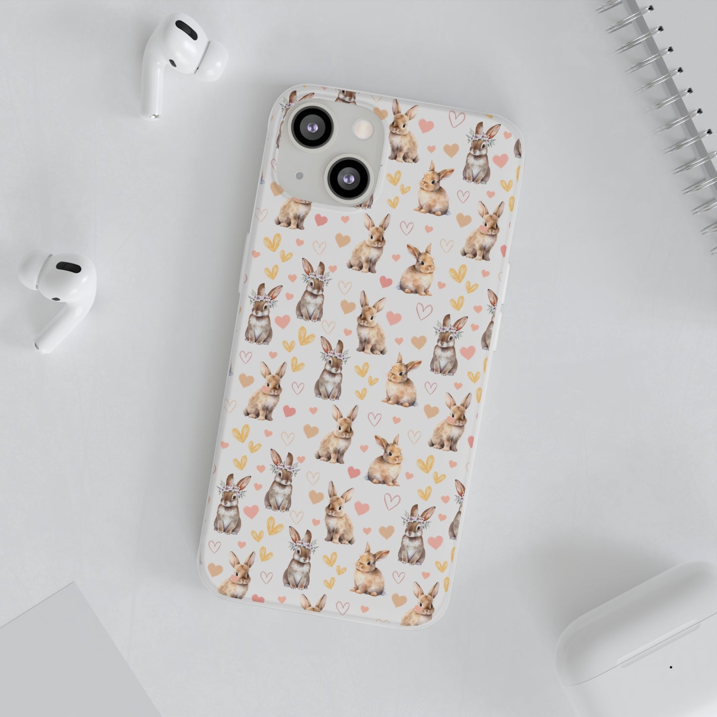 Bunny Love Flexible Phone Case iPhone Case Samsung Galaxy - Phone Case - Kristine Celestine