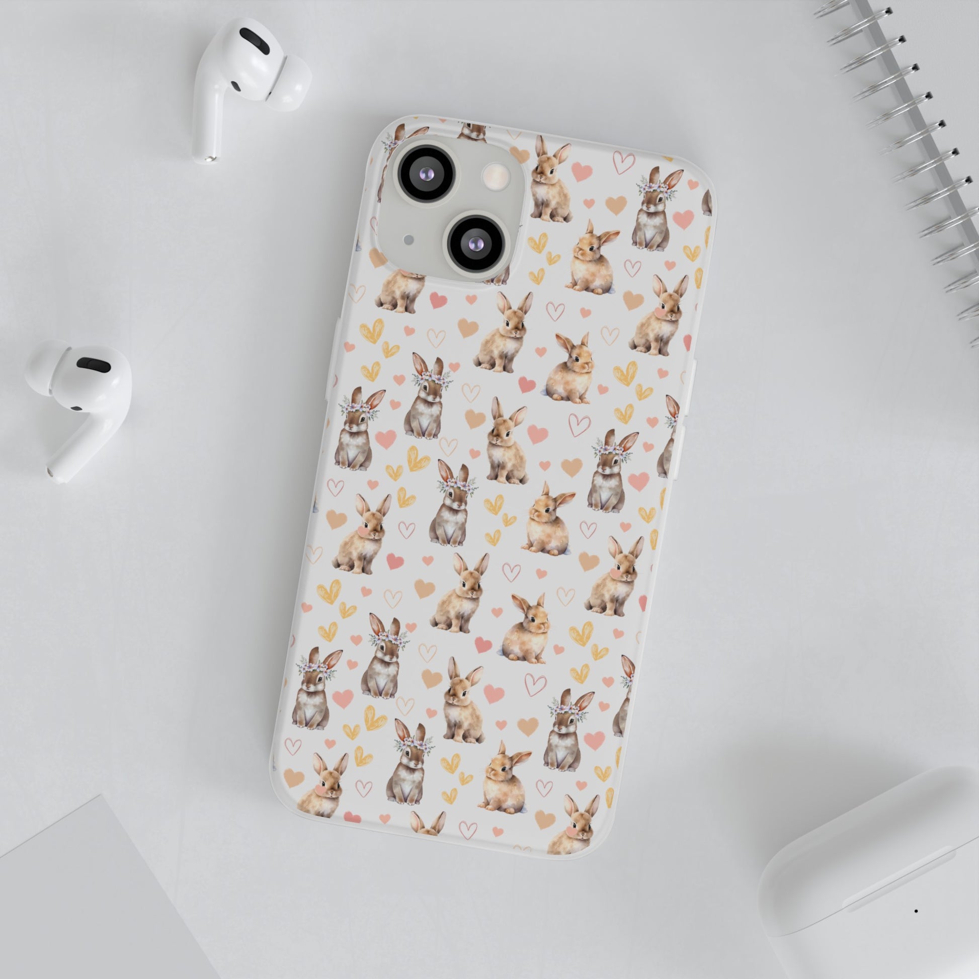 Bunny Love Flexible Phone Case iPhone Case Samsung Galaxy - Phone Case - Kristine Celestine