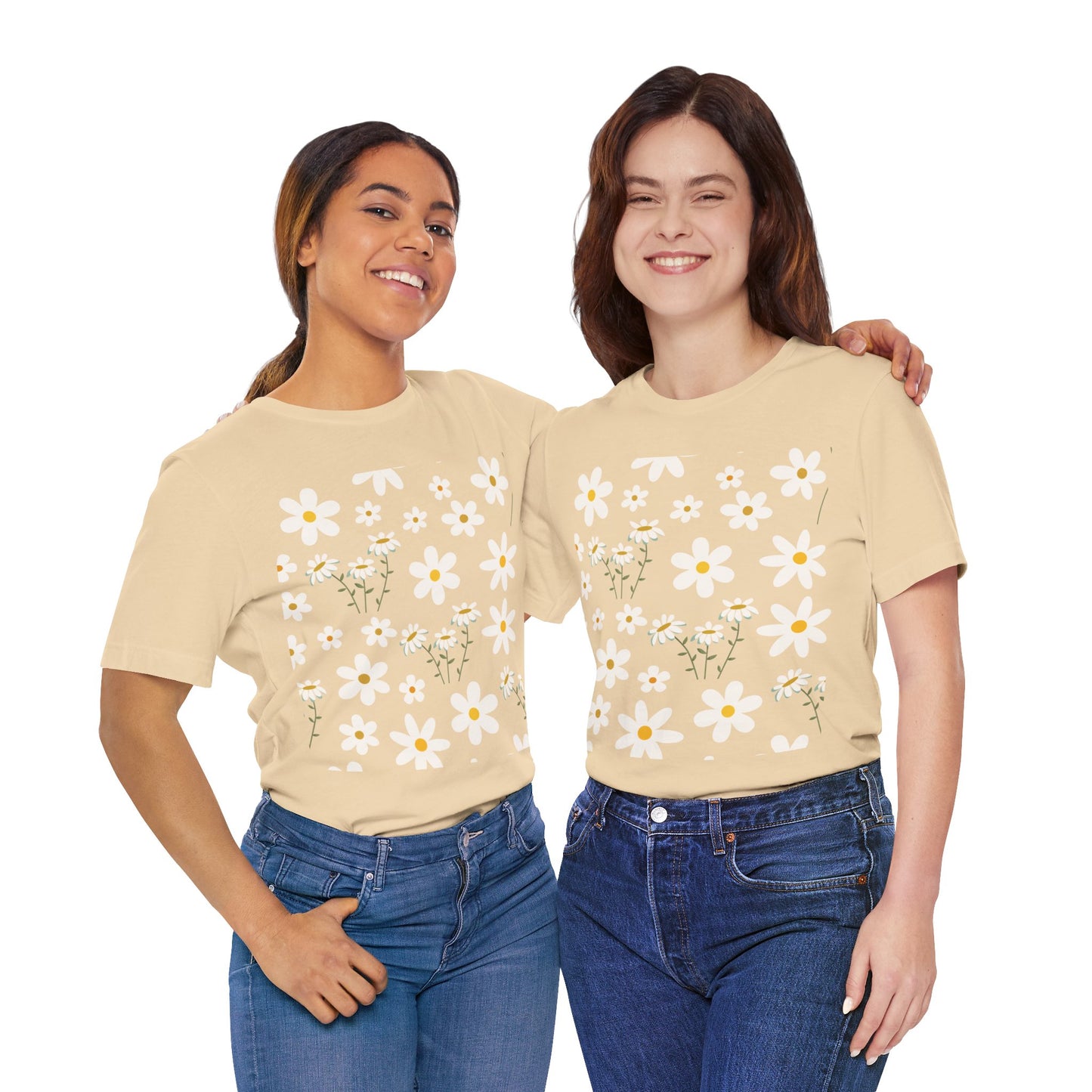 Daisy Meadow Flower Shirt - T - Shirt - Printify - Kristine Celestine