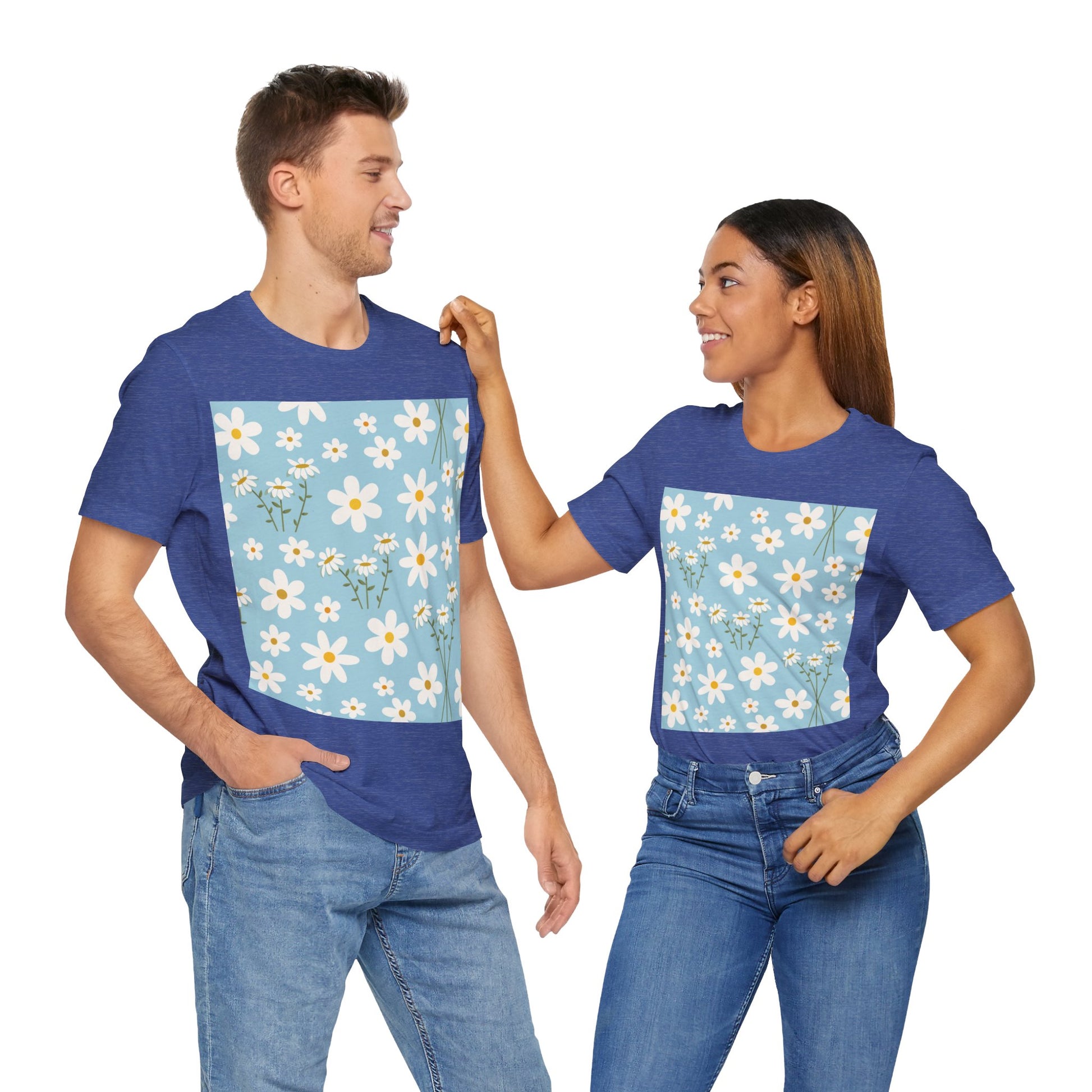 Sky Blue Daisy T - Shirt - T - Shirt - Kristine Celestine