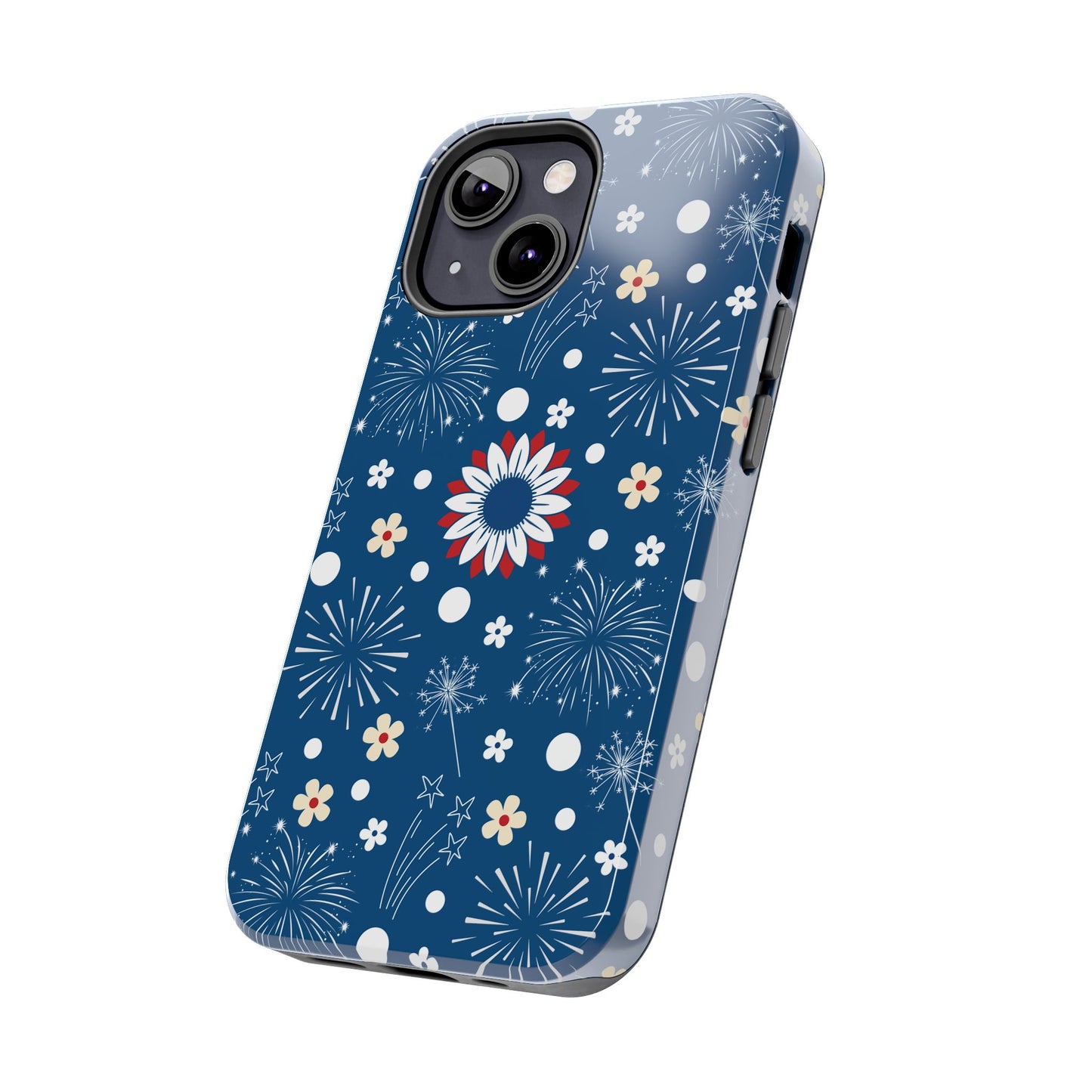 USA Daisy Fireworks Tough Phone Case for iPhone and Samsung Galaxy