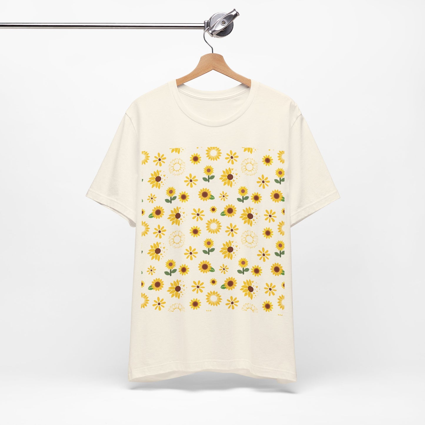 Camisa unisex con ráfaga de girasol