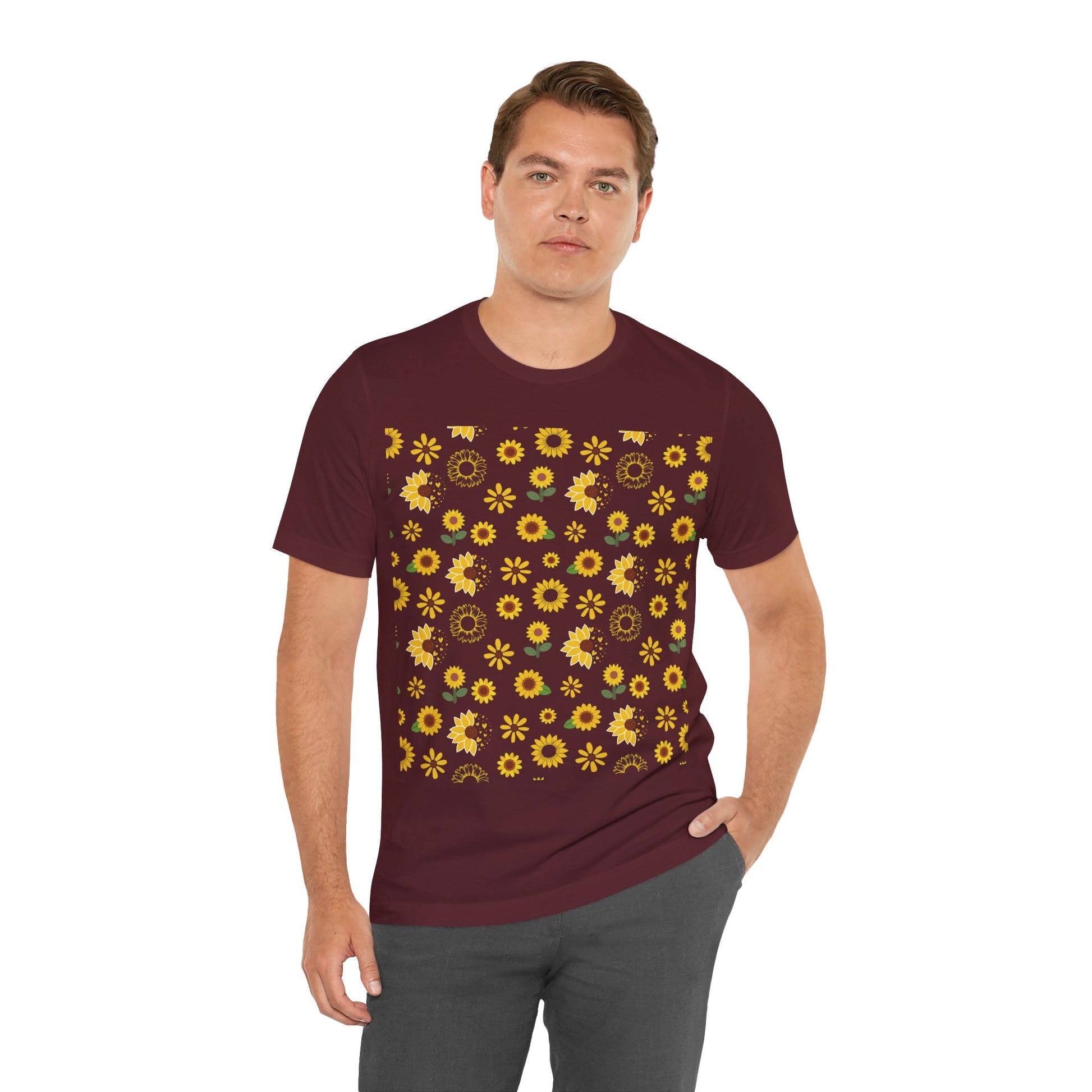 Sunflower Burst Unisex Shirt - T - Shirt - Printify - Kristine Celestine