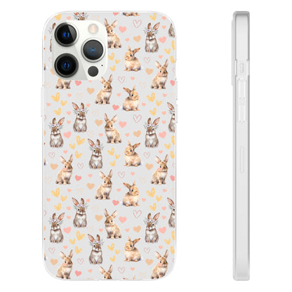 Bunny Love Flexible Phone Case iPhone Case Samsung Galaxy - Phone Case - Kristine Celestine