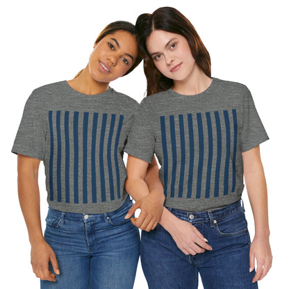 Navy Blue Stripes Shirt Royal Blue T-Shirts