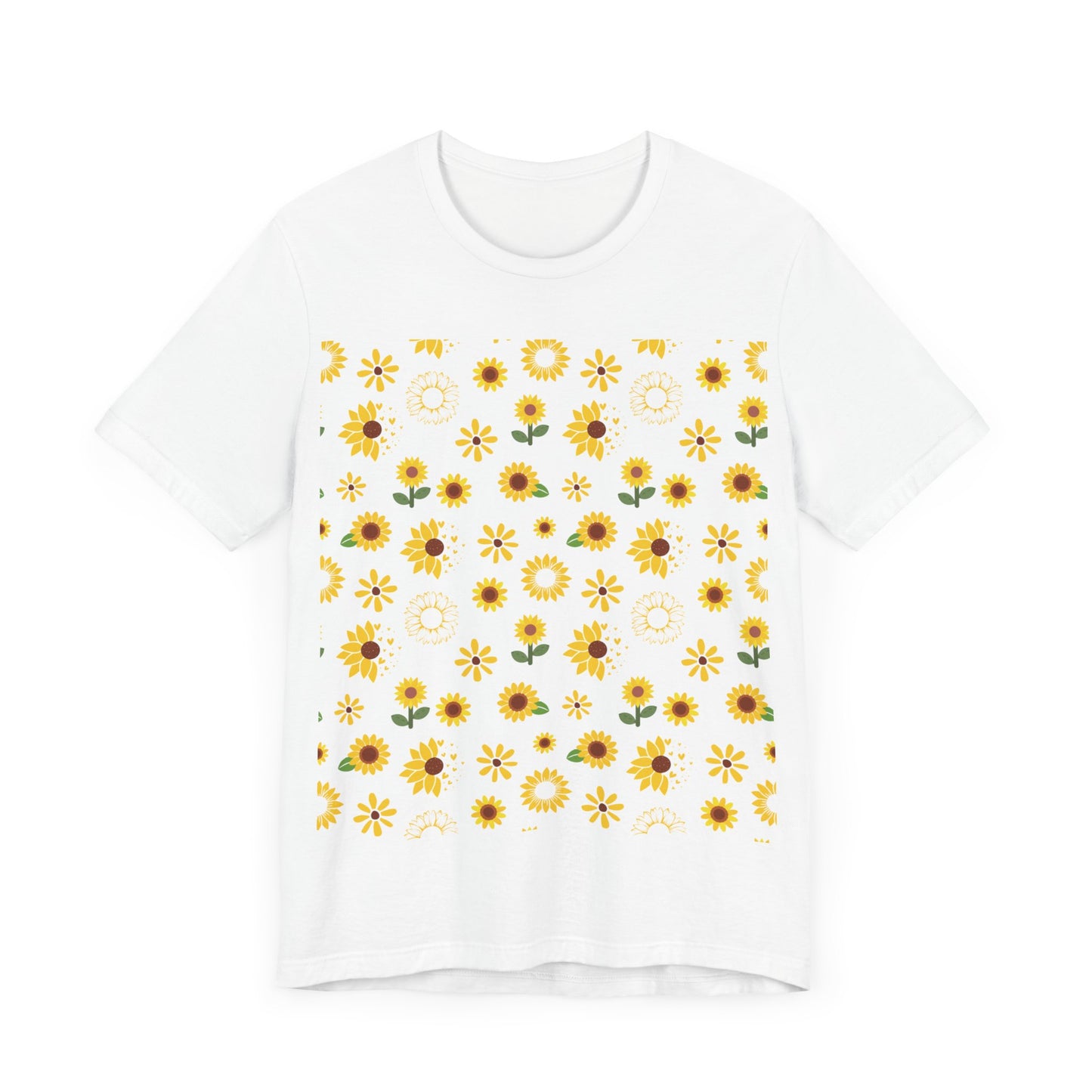 Camisa unisex con ráfaga de girasol