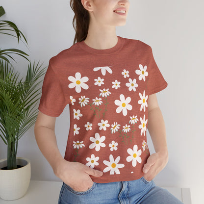 Daisy Meadow Flower Shirt - T - Shirt - Printify - Kristine Celestine