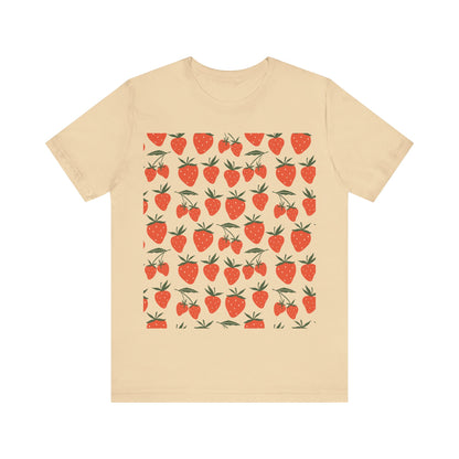 Tropical Strawberry T - Shirt - T - Shirt - Kristine Celestine