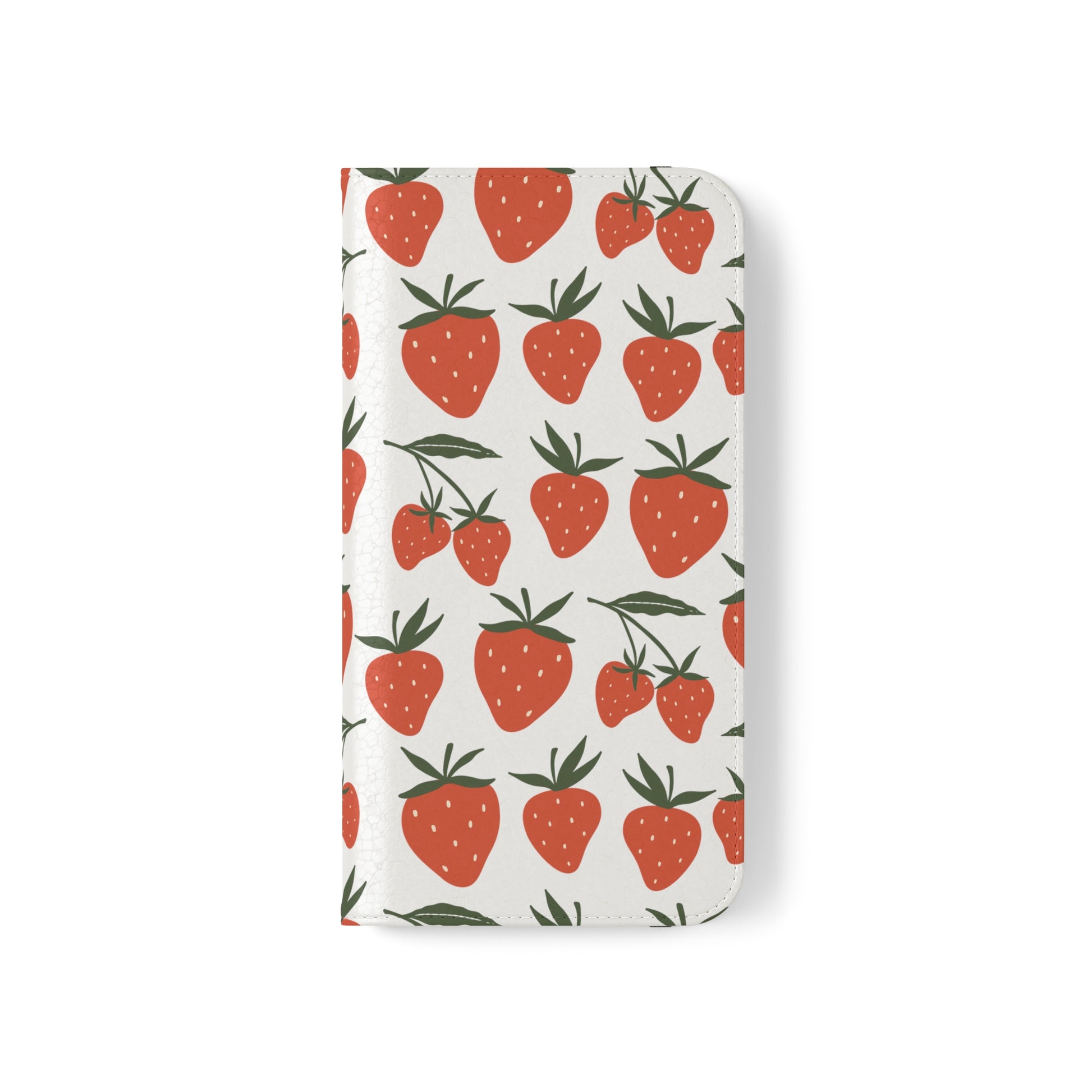 Tropical Strawberry Flip Phone Case Cover with Pockets - Phone Case - Kristine Celestine