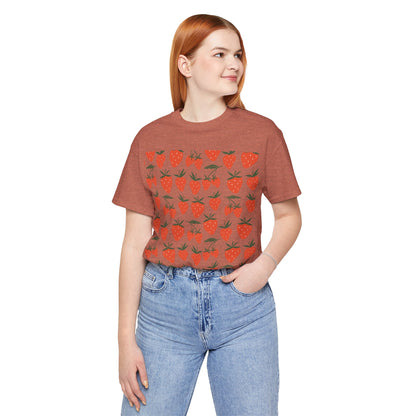 Tropical Strawberry T - Shirt - T - Shirt - Kristine Celestine