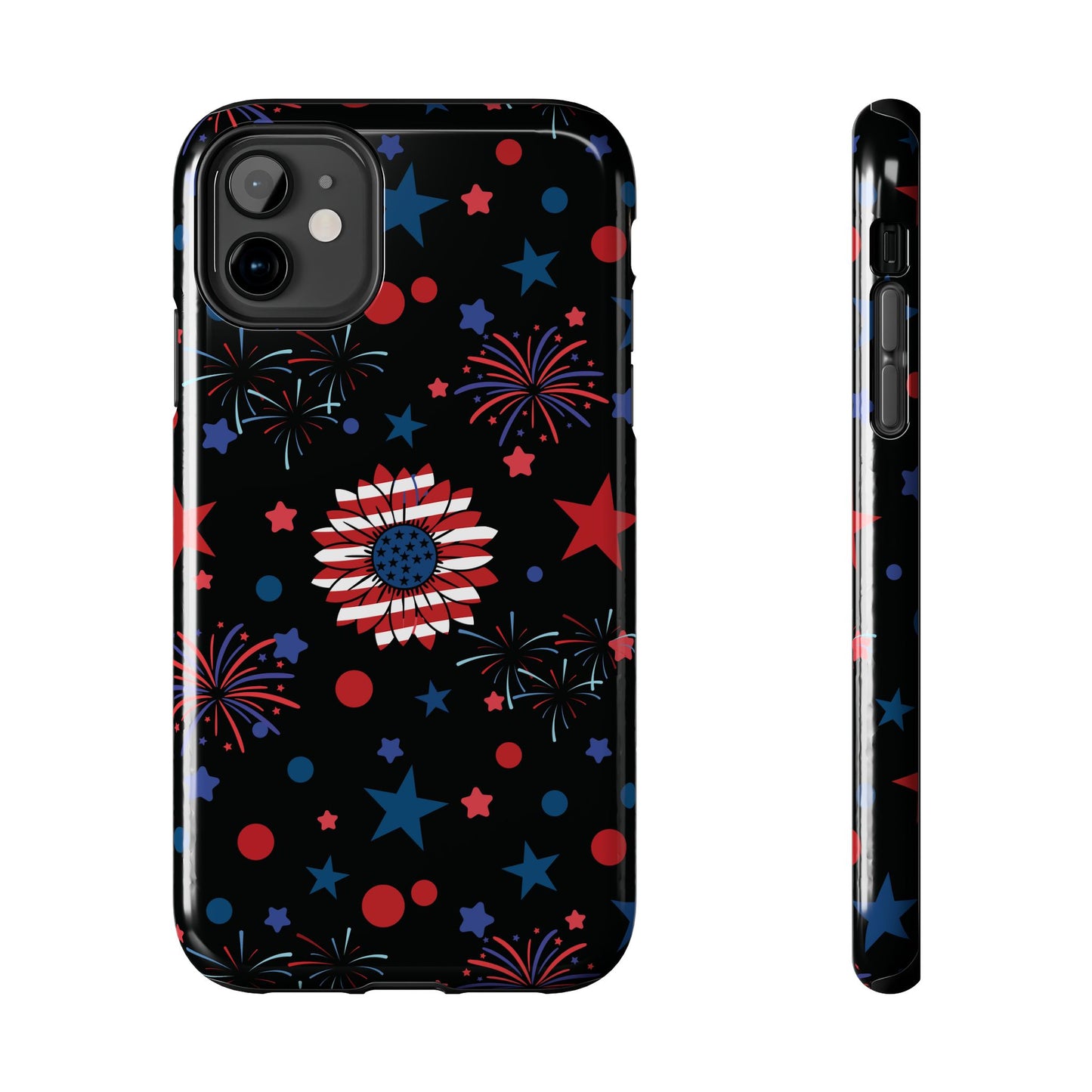 Starry Night America Tough Phone Case for iPhone and Samsung Galaxy