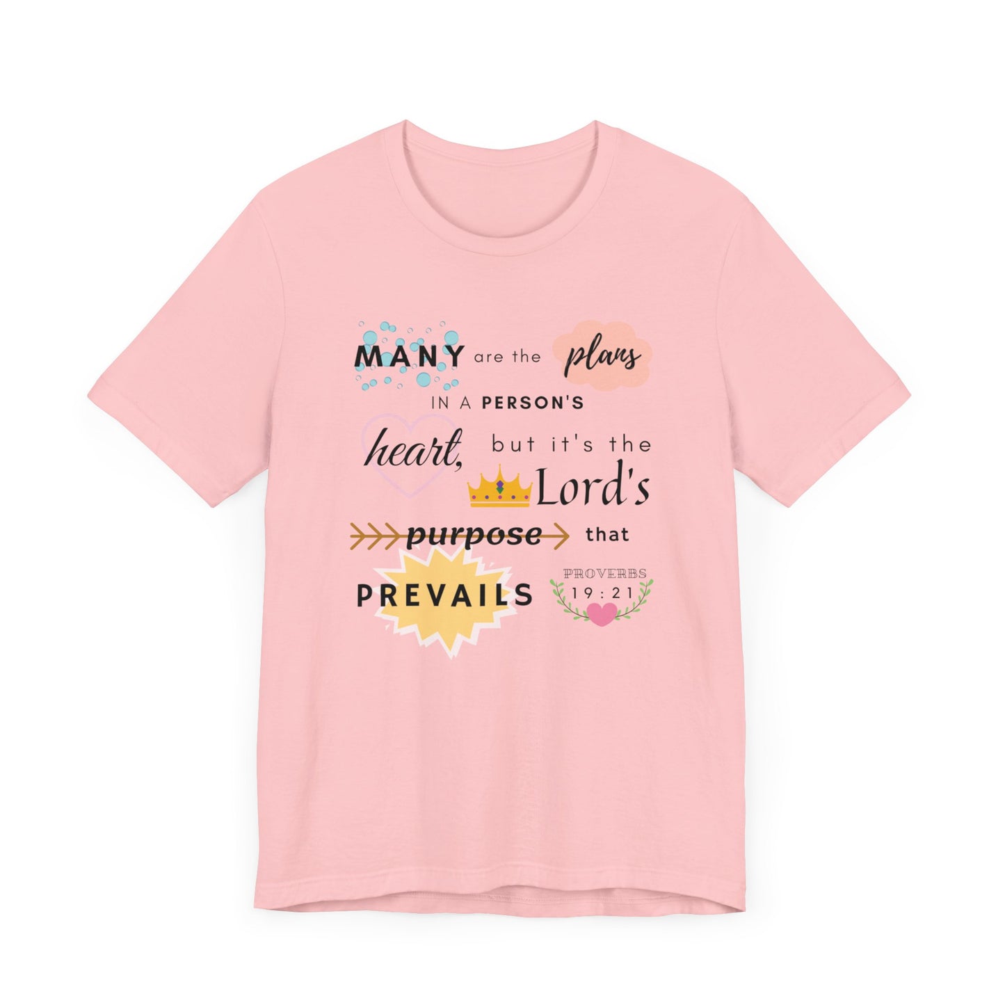 Proverbs 19:21 Bible Verse T-Shirt