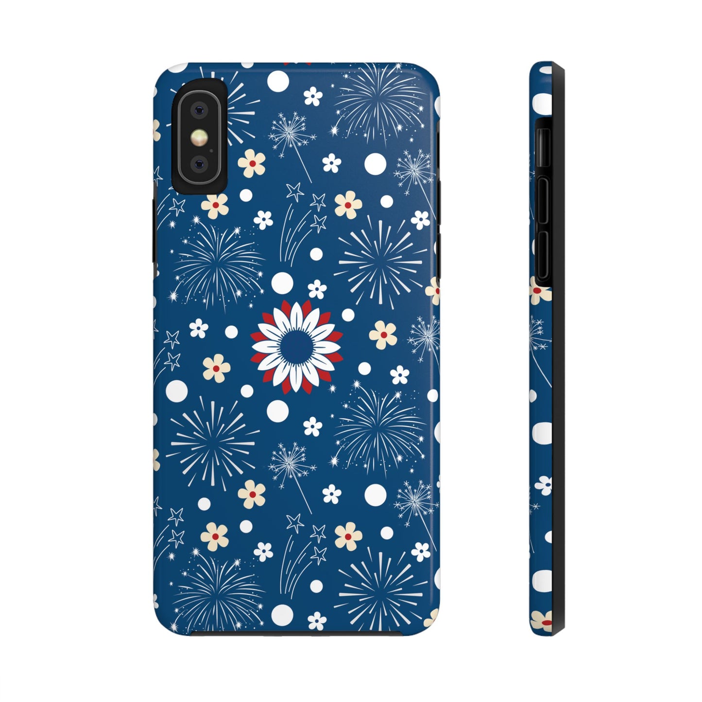 USA Daisy Fireworks Tough Phone Case for iPhone and Samsung Galaxy