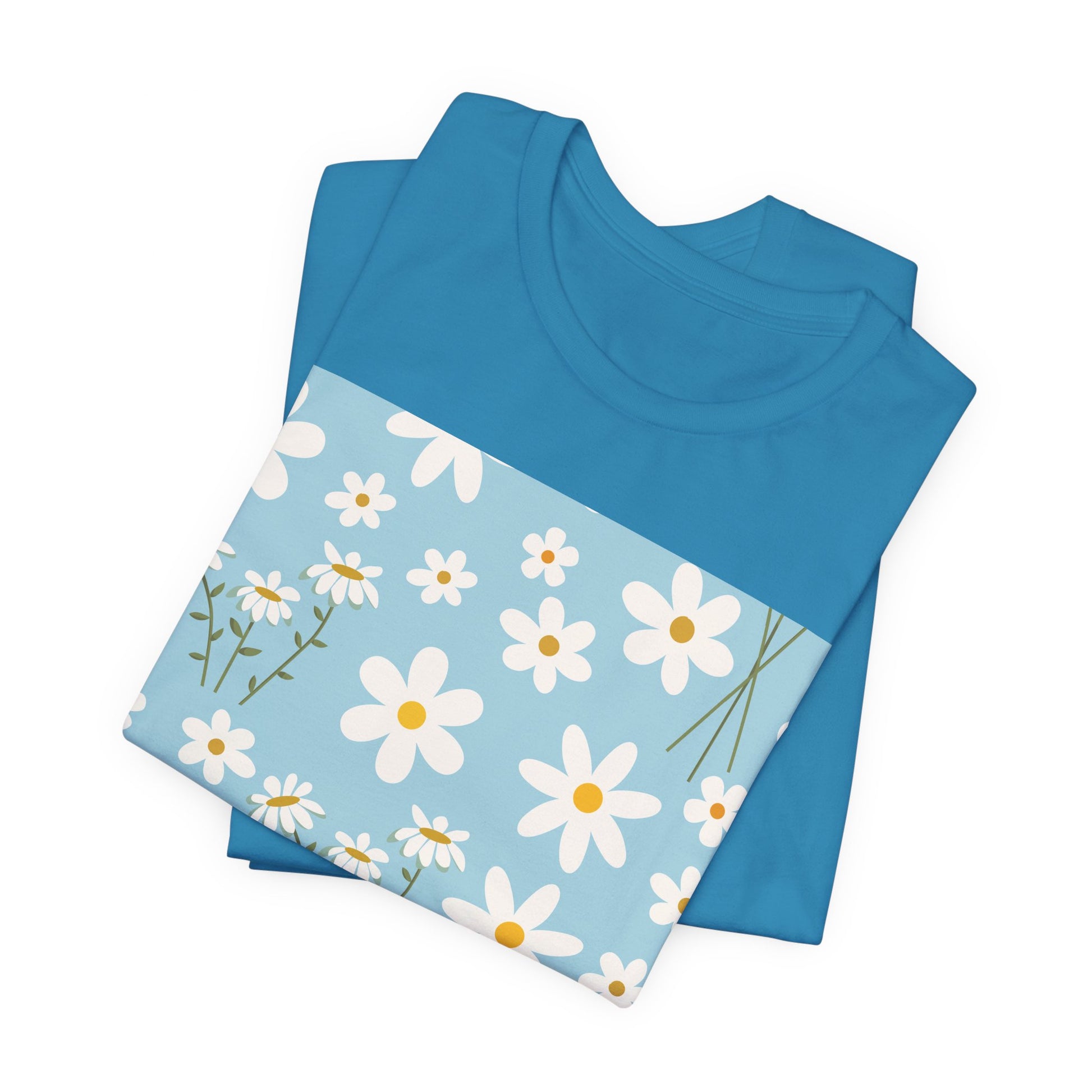 Sky Blue Daisy T - Shirt - T - Shirt - Kristine Celestine