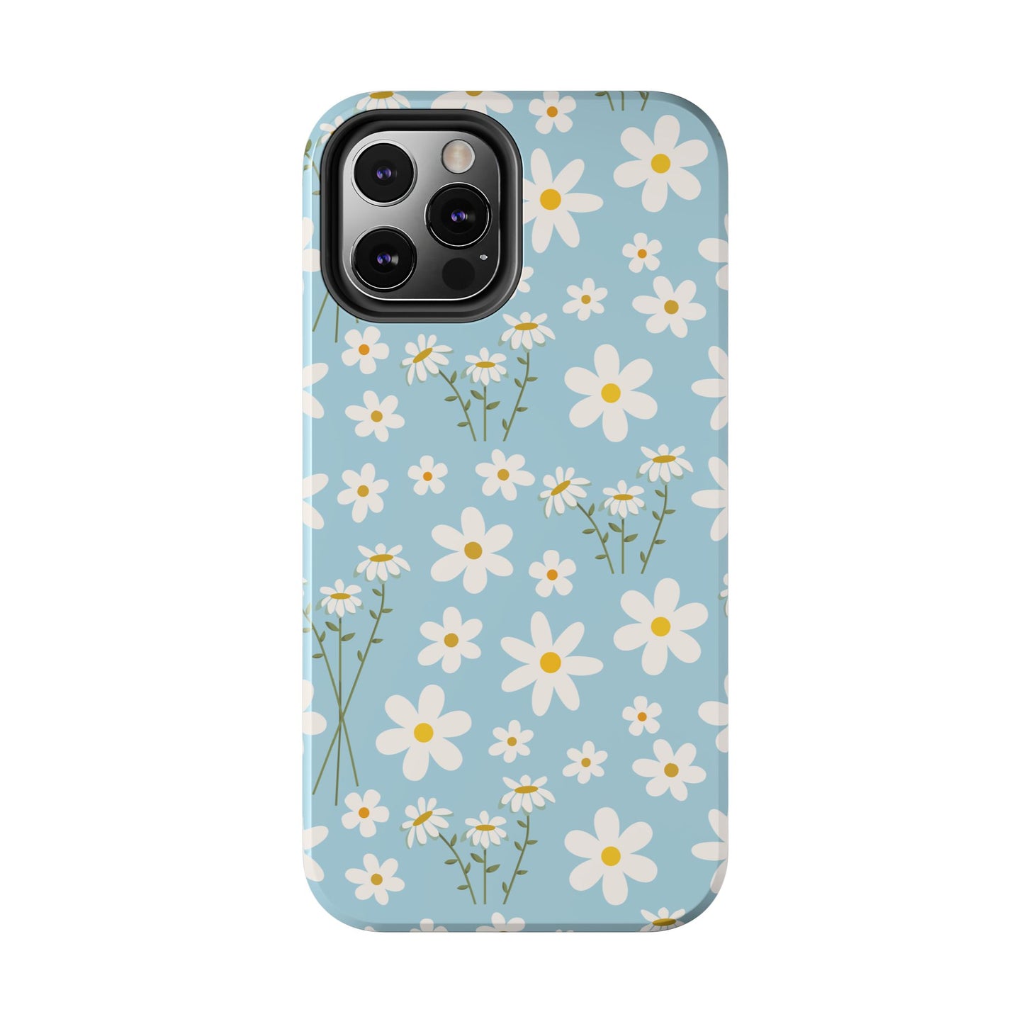 Sky Blue Daisy Tough Phone Case for iPhone and Samsung Galaxy