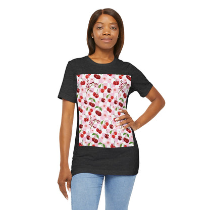 Cherry Checkerboard T - Shirt - T - Shirt - Kristine Celestine