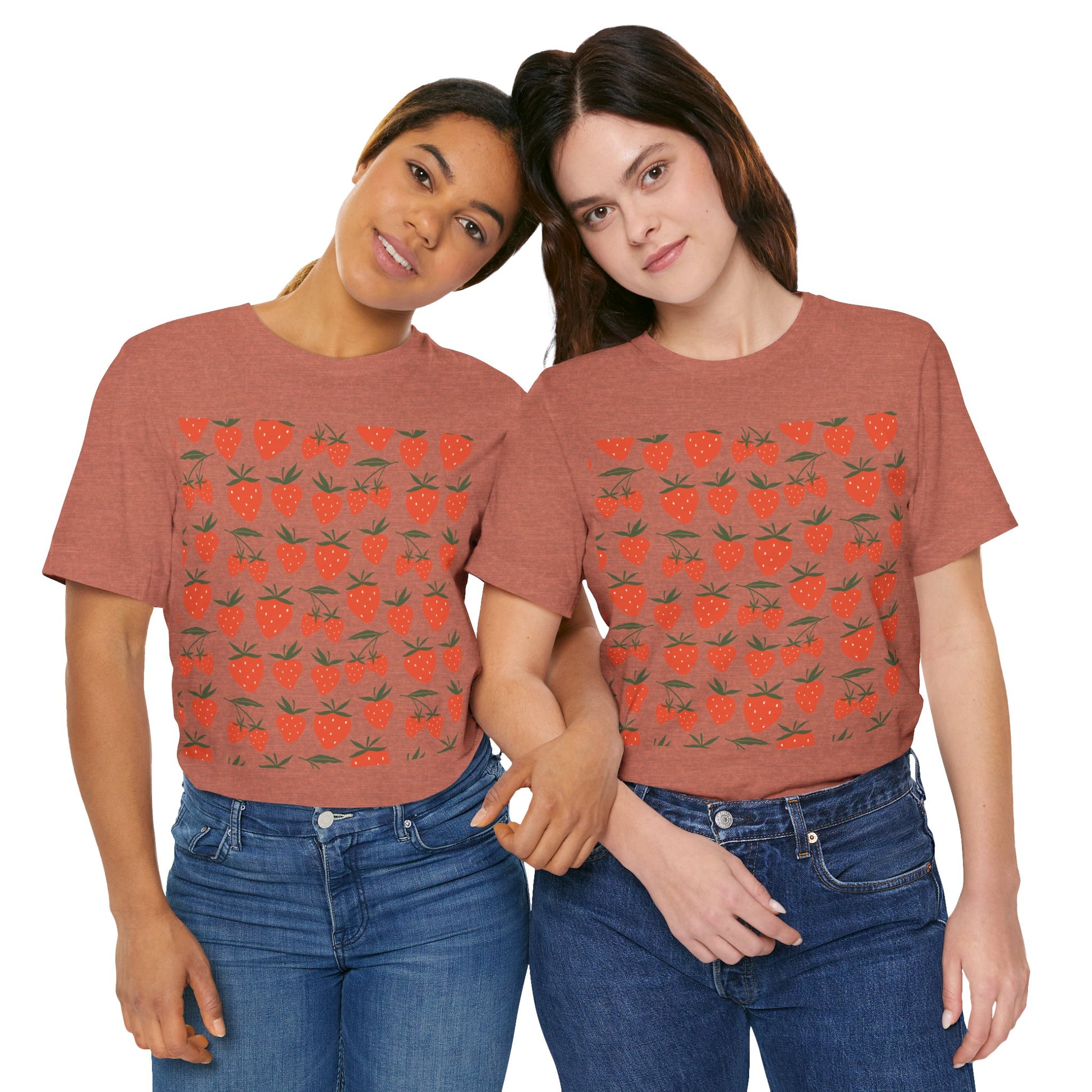 Tropical Strawberry T - Shirt - T - Shirt - Kristine Celestine