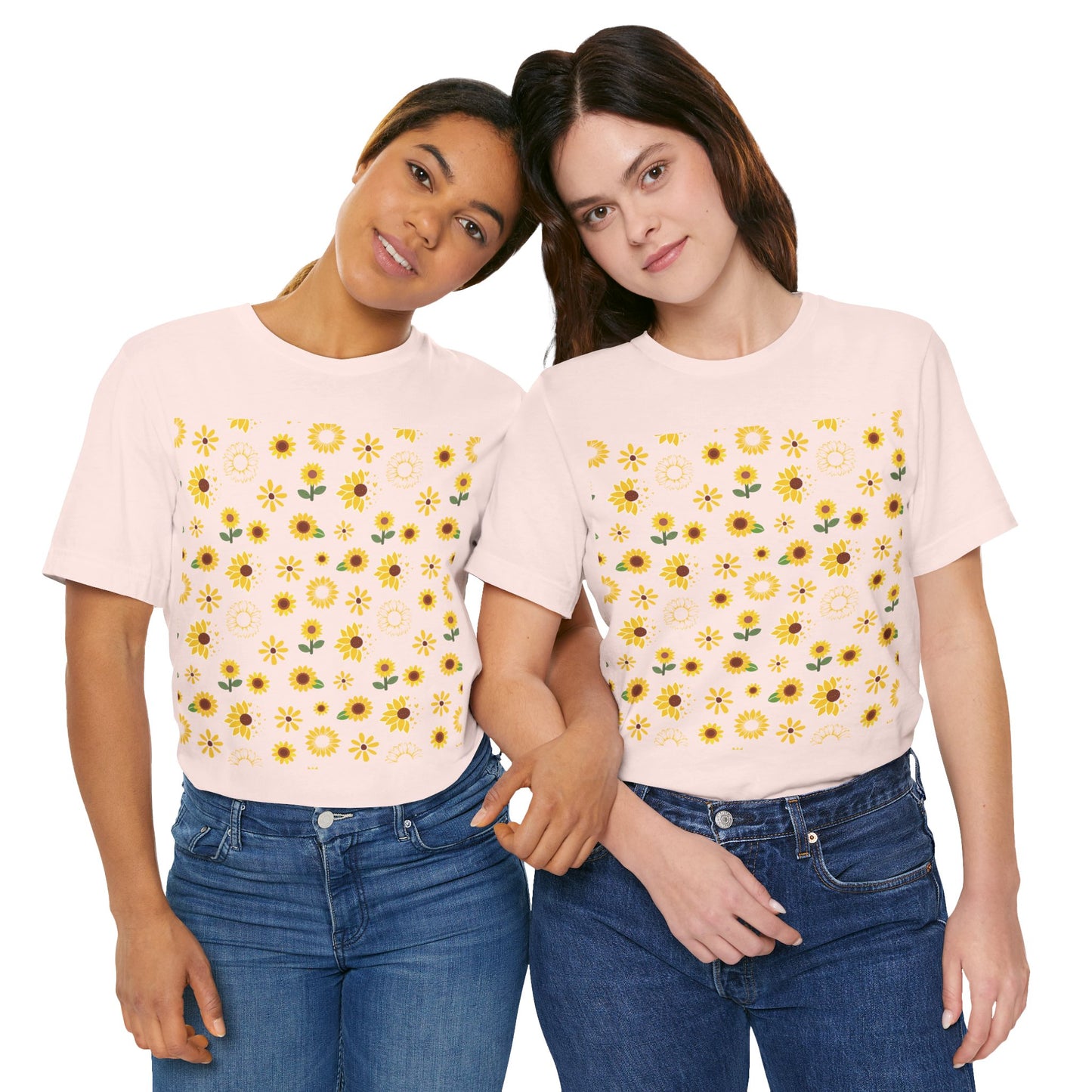 Camisa unisex con ráfaga de girasol