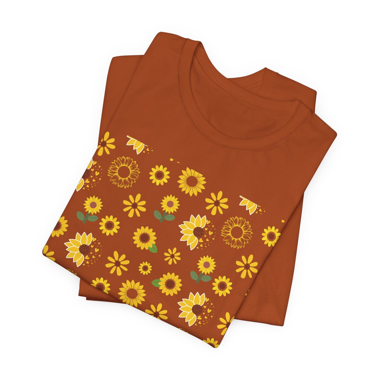 Camisa unisex con ráfaga de girasol