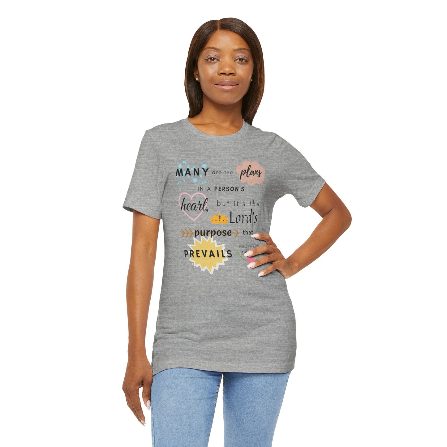 Proverbs 19:21 Bible Verse T-Shirt