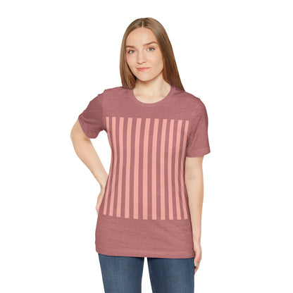 Coral Pink Stripes Shirt