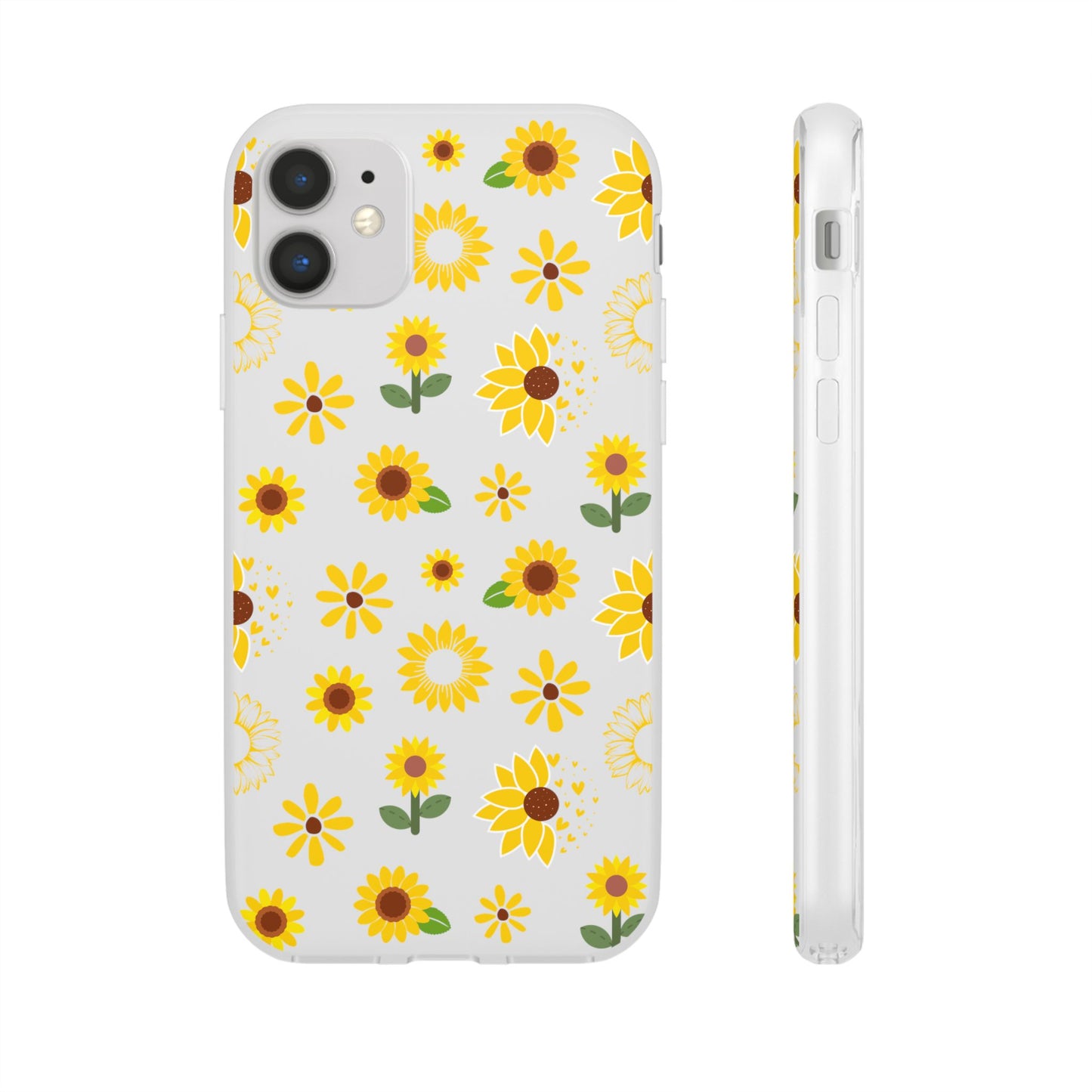 Sunflower Burst Flexible Phone Case iPhone Case Samsung Galaxy