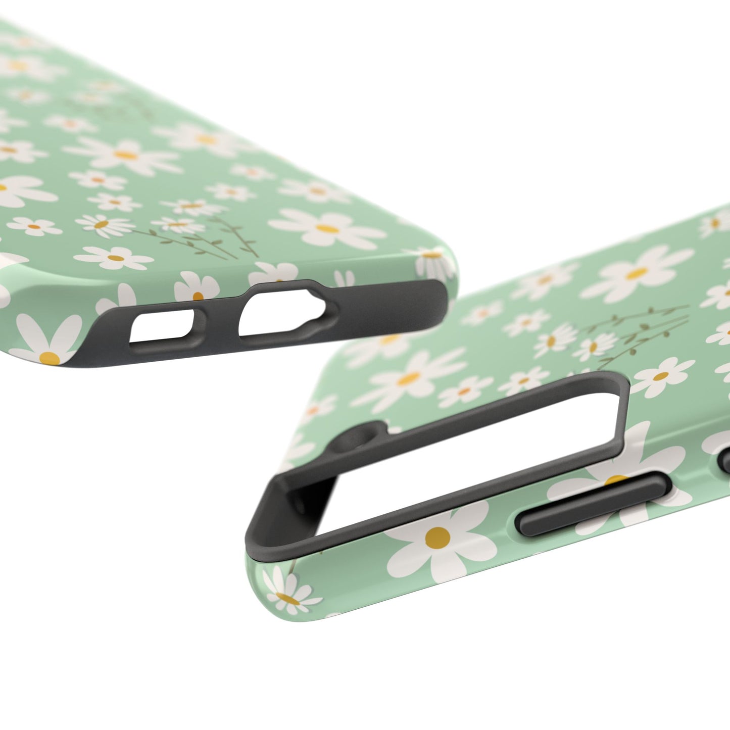 Mint Daisy Delight Tough Phone Case for iPhone and Samsung Galaxy