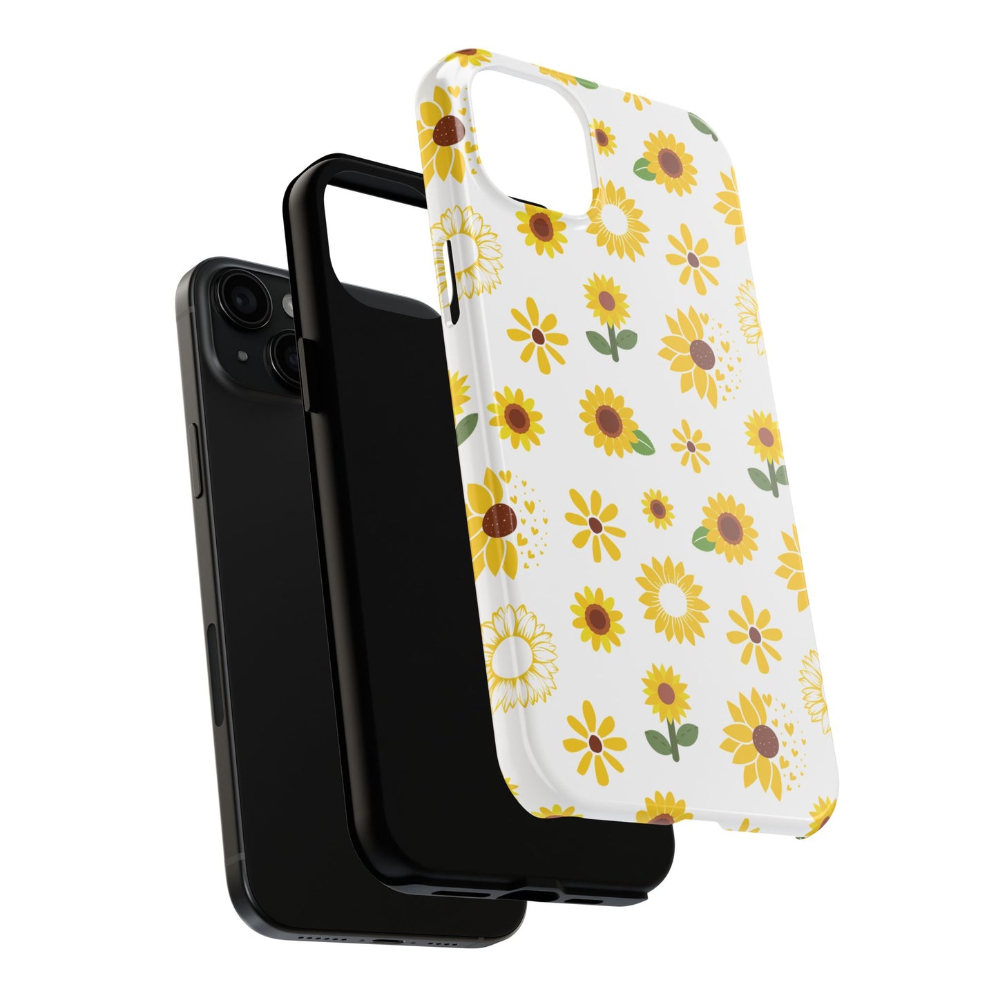 Sunflower Burst Tough Phone Case for iPhone and Samsung Galaxy