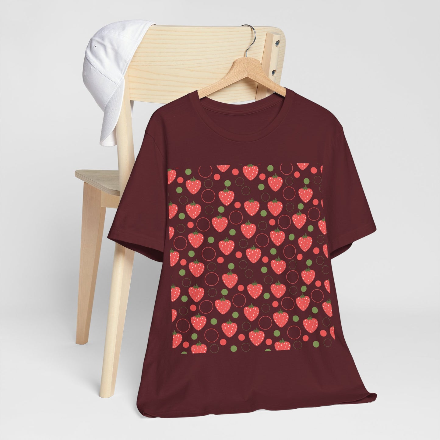 Red Strawberry Bubbles T - Shirt - T - Shirt - Kristine Celestine